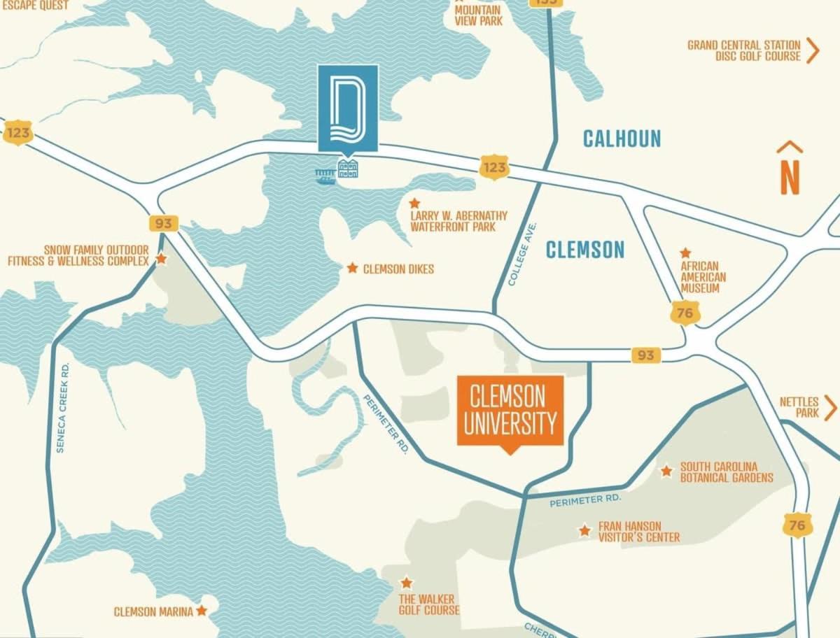 Near Cu And Minutes To Dt Gym Pool Hammock Leilighet Clemson Eksteriør bilde